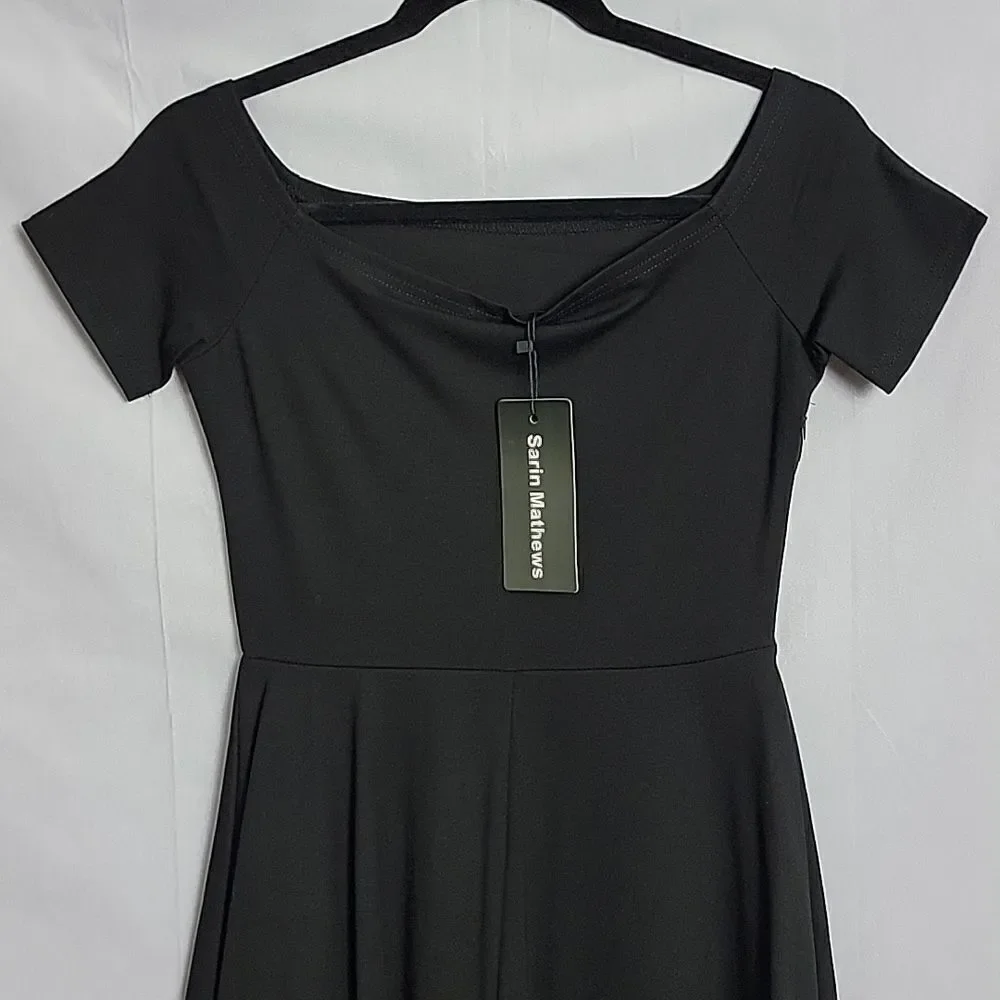 🖤5/$20🖤 SARIN MATHEWS.. black mini dress.. - Picture 8 of 14